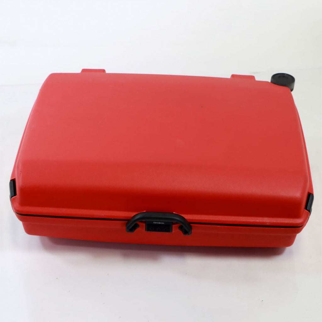 Samsonite Red HardShell Suitcase Combination and Key Locks 28 x 22 x 9.5 Luggage