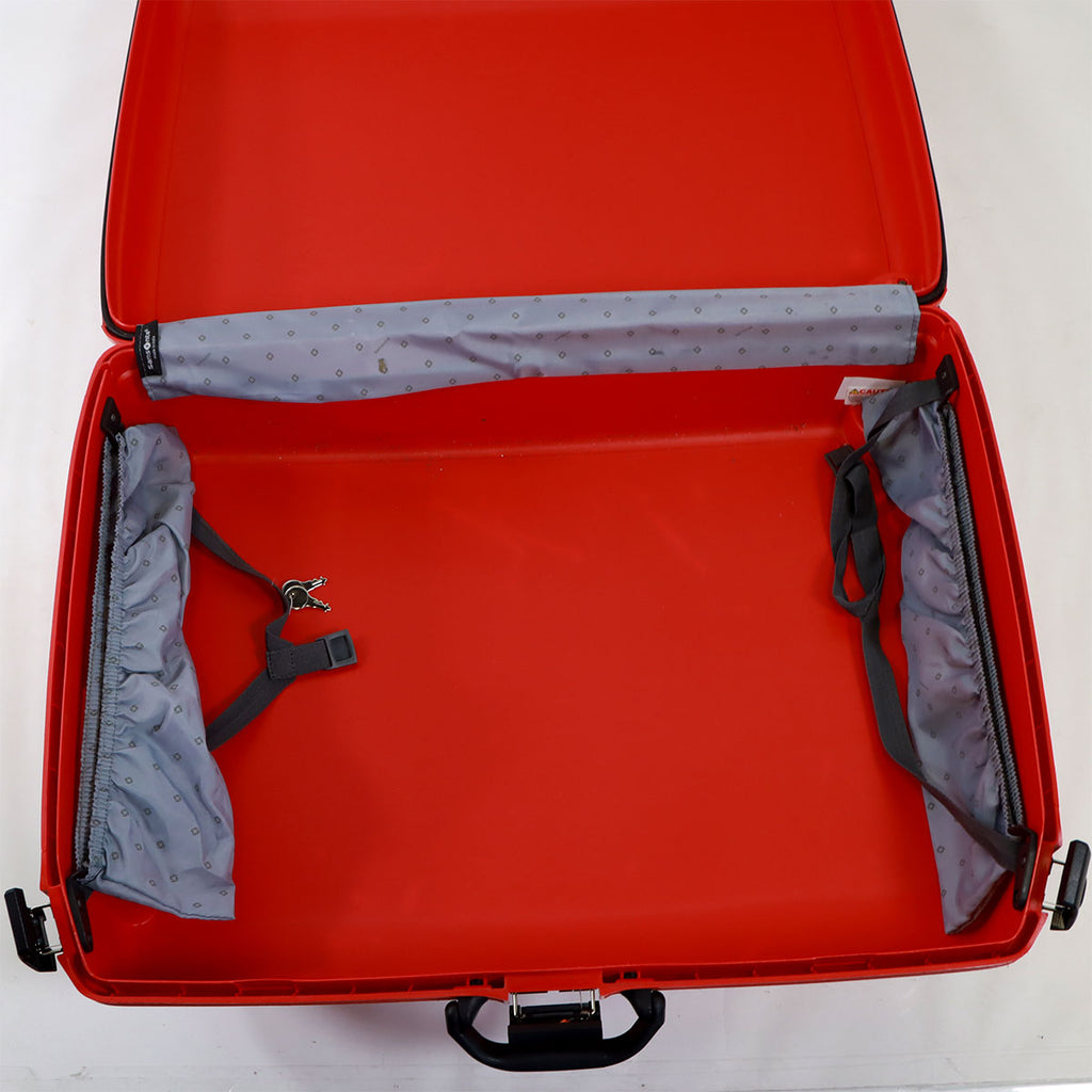 Samsonite Red HardShell Suitcase Combination and Key Locks 28 x 22 x 9.5 Luggage