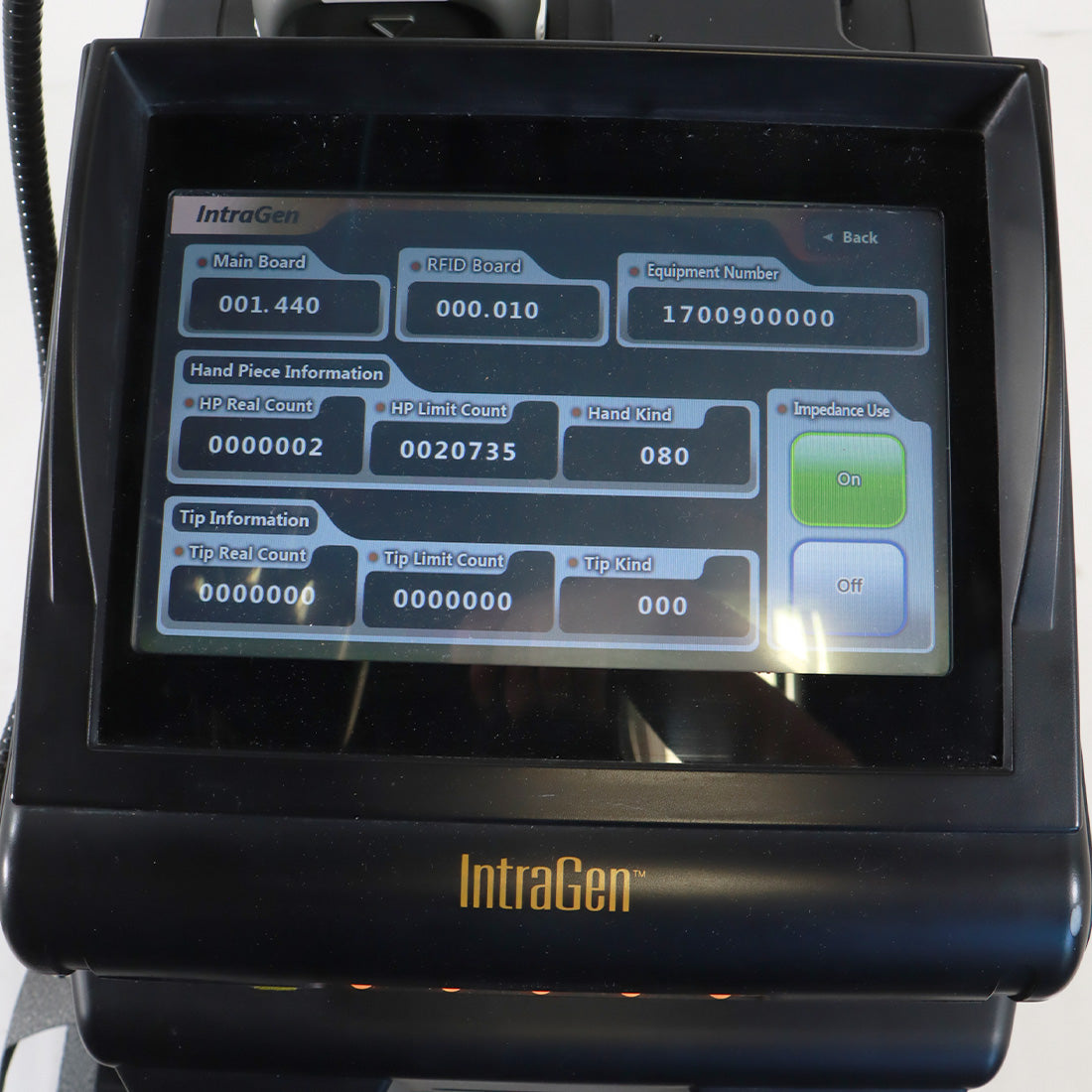 Jeisys IntraGen Electrosurgical GRF Grid Fractional Radio Frequency System
