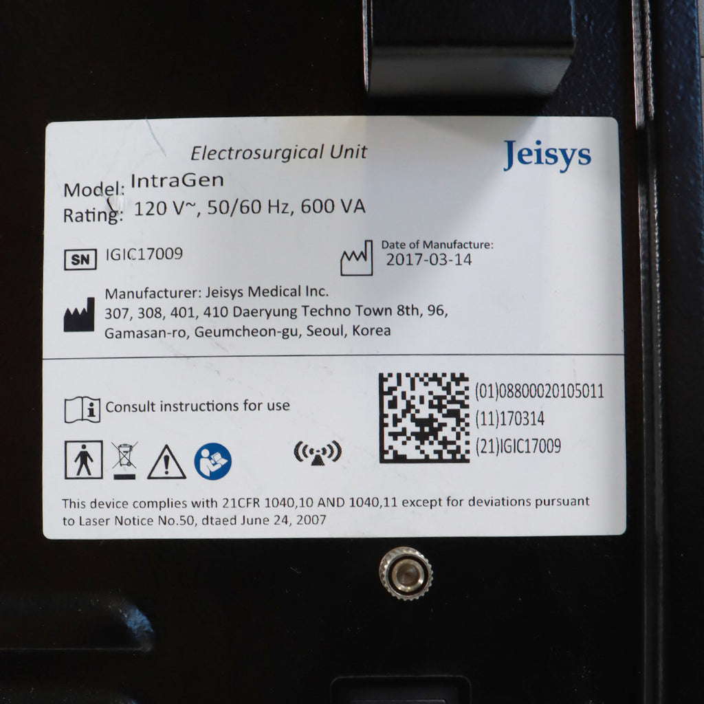 Jeisys IntraGen Electrosurgical GRF Grid Fractional Radio Frequency System