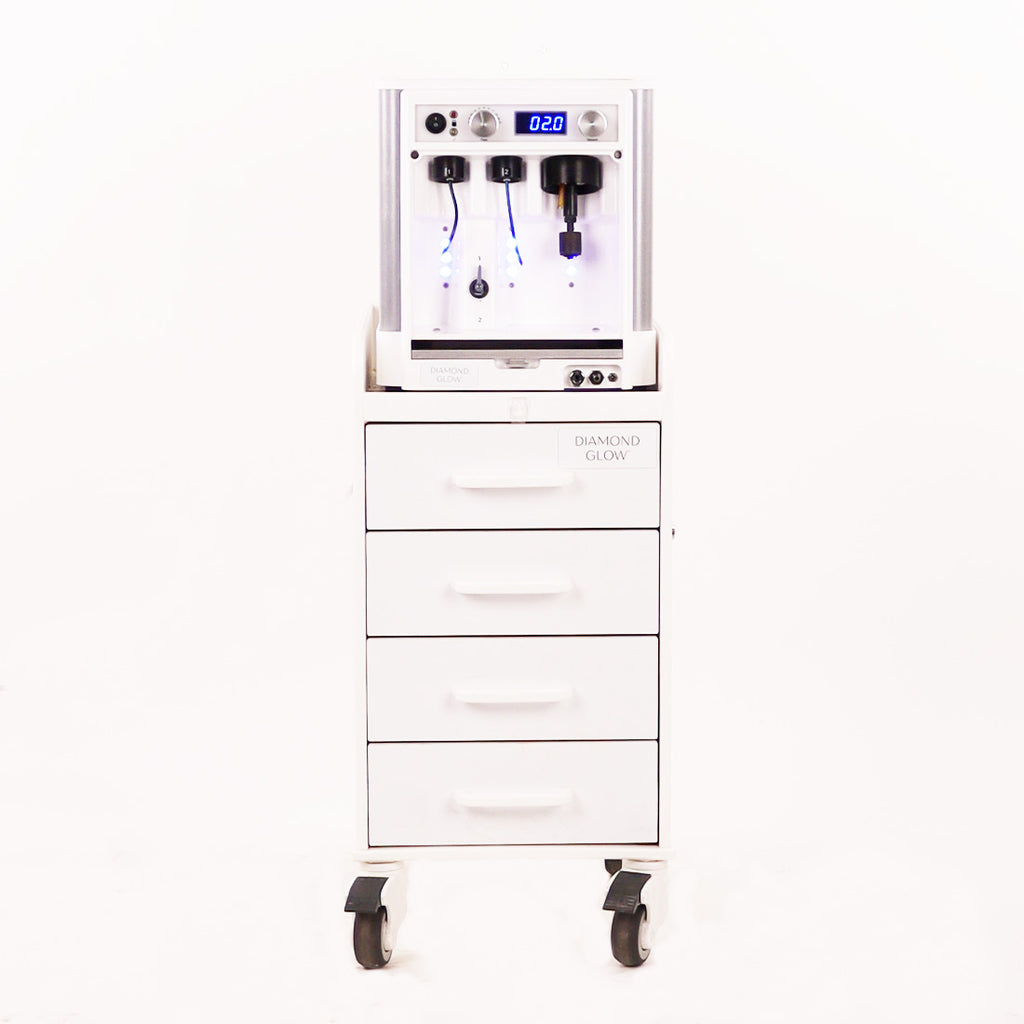 Envy Medical DiamondGlow Facial Resurfacing System 297 Hours w Diamond Glow Cart