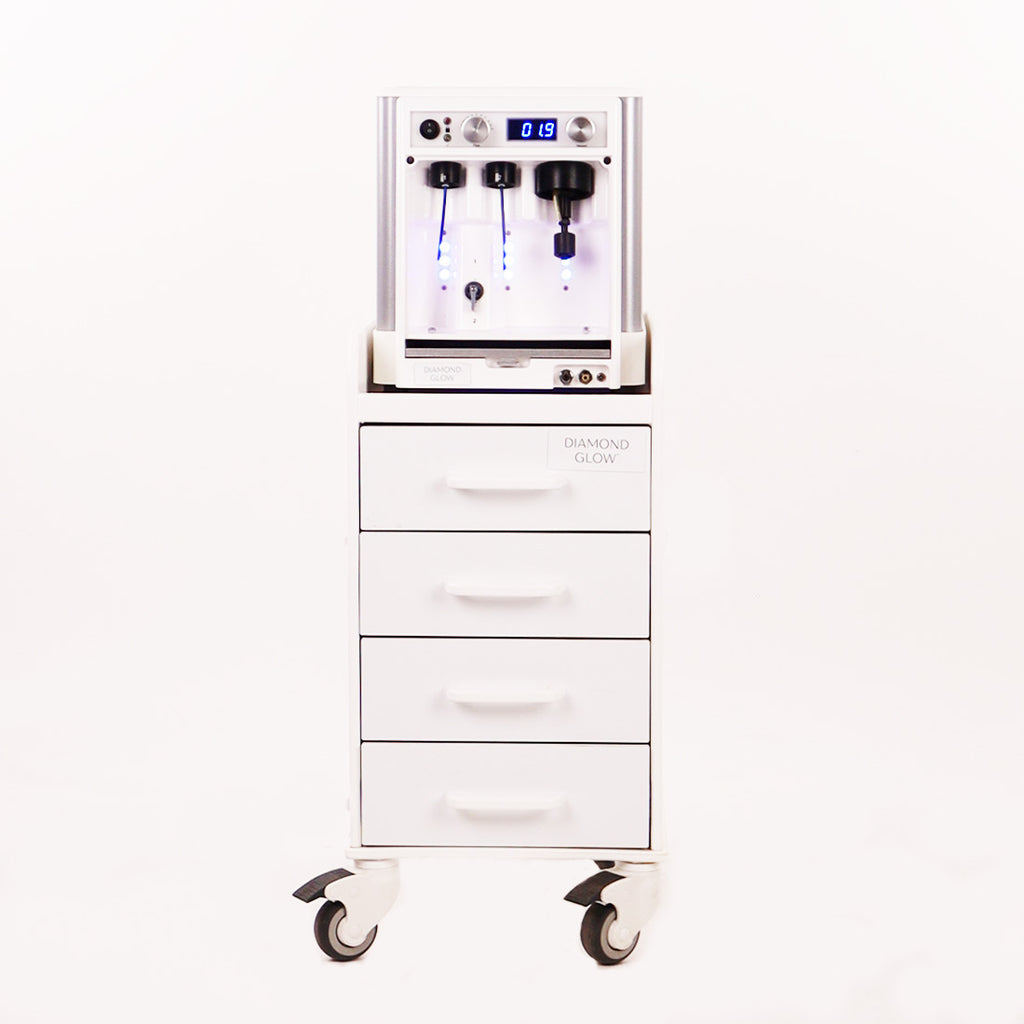 Envy Medical DiamondGlow Facial Resurfacing System 577 Hours w Diamond Glow Cart