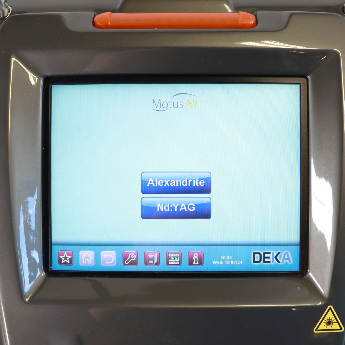 2021 DEKA MotusAY Laser Nd:YAG Alex 755nm 1064nm System Hair Removal Motus AY