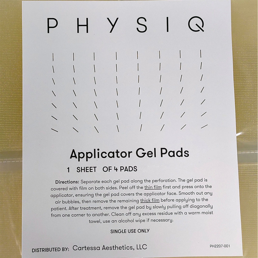 Deka Cartessa PHYSIQ Applicator Hydrogel SDM Conductivity Gel Pad 1-Sheet/4-Pads