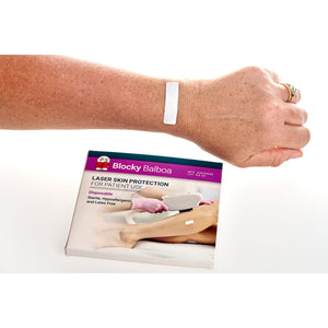 Innovative Optics Blocky Skin Shields 45mm x 12mm Strip Disposable Patient Laser/IPL Barrier