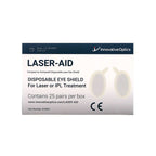 Innovative Optics Disposable Patient Laser Eye Shields LASER-AID 190-10600nm Box of 25 Pair