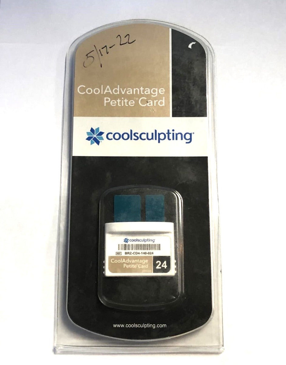 Zeltiq CoolSculpting CoolAdvantage Petite Gold Card BRZ-CD4-140-024 x3 Cycles
