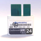 Zeltiq CoolSculpting CoolSmooth PRO Card BRZ-CD4-091-024 Cool Smooth x20 Left