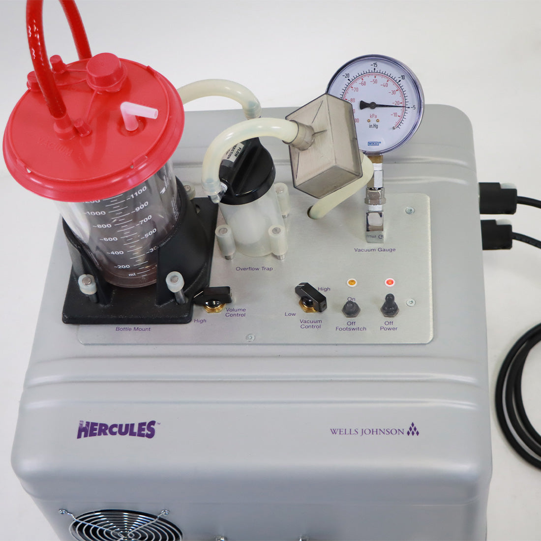 Wells Johnson Hercules Aspirator Infiltration System w/ Peristaltic Roller Pump