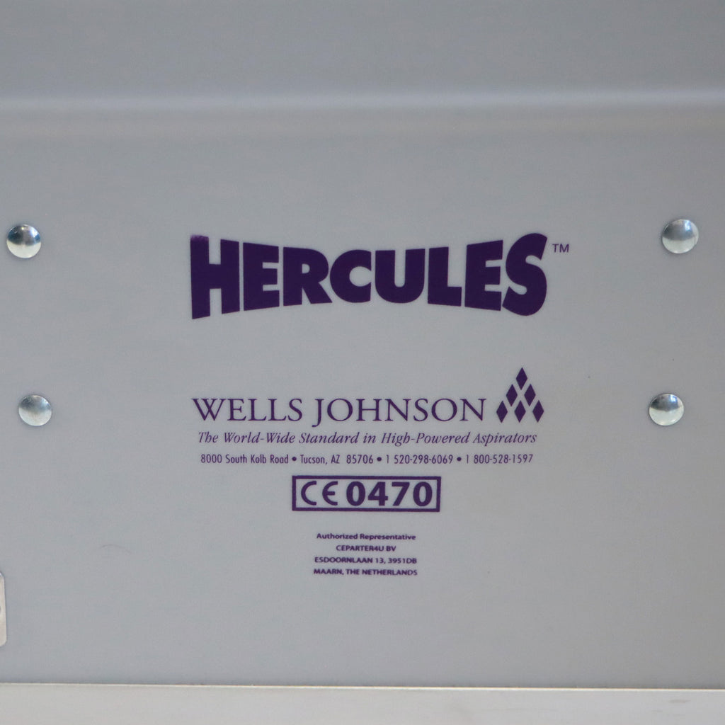 Wells Johnson Hercules Aspirator Infiltration System w/ Peristaltic Roller Pump