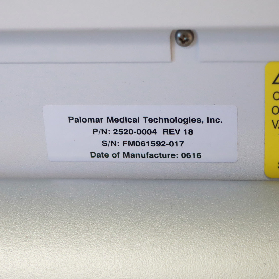 Palomar ICON Water Cooling System Assembly 2520-0004R Rev. 18 Part Working