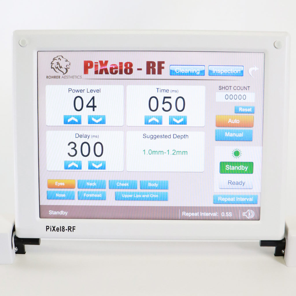 2021 Rohrer Aesthetics PiXel8-RF Radio Frequency Microneedle Tabletop Station