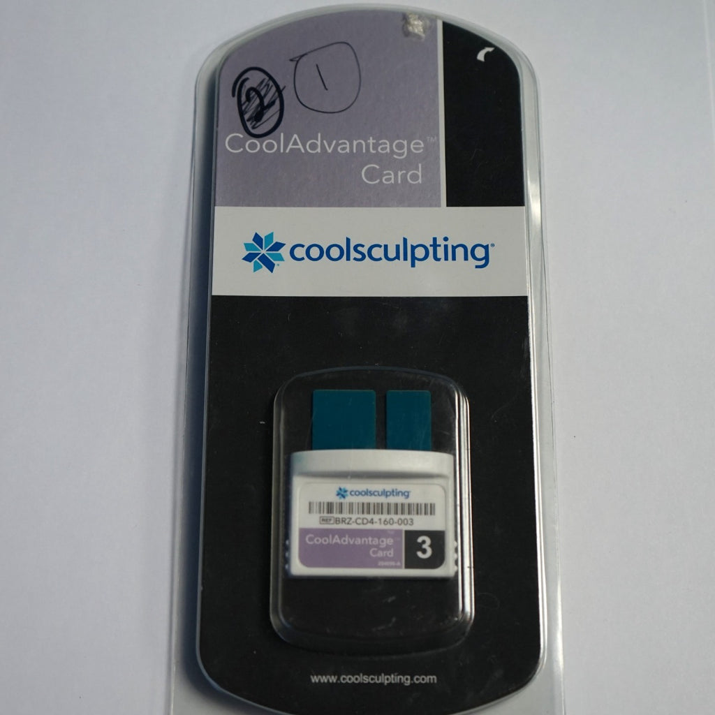 Zeltiq CoolSculpting CoolAdvantage Purple Card BRZ-CD4-160-003 001 x1 Cycle Lft