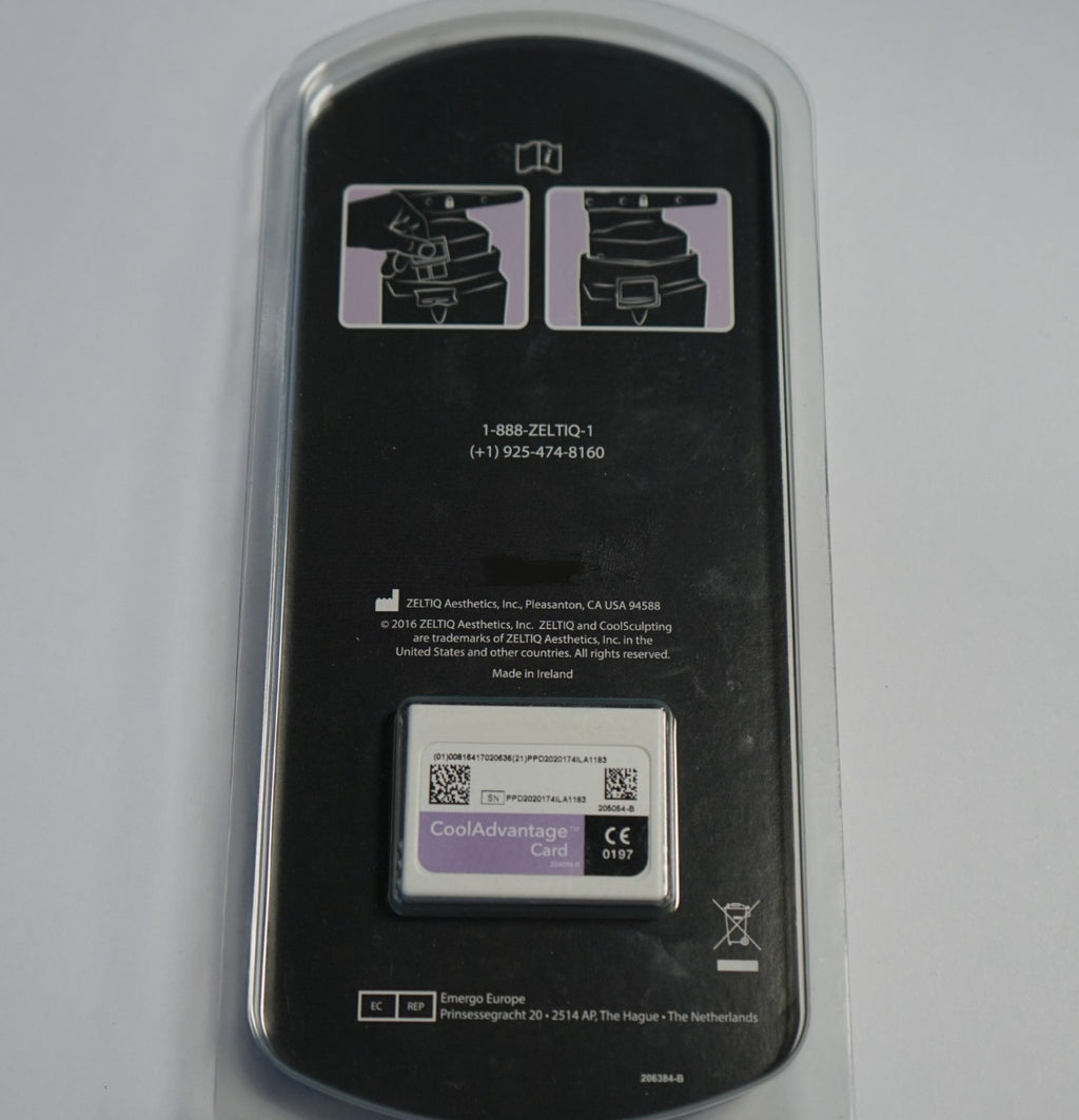 Zeltiq CoolSculpting CoolAdvantage Purple Card BRZ-CD4-160-003 001 x1 Cycle Lft