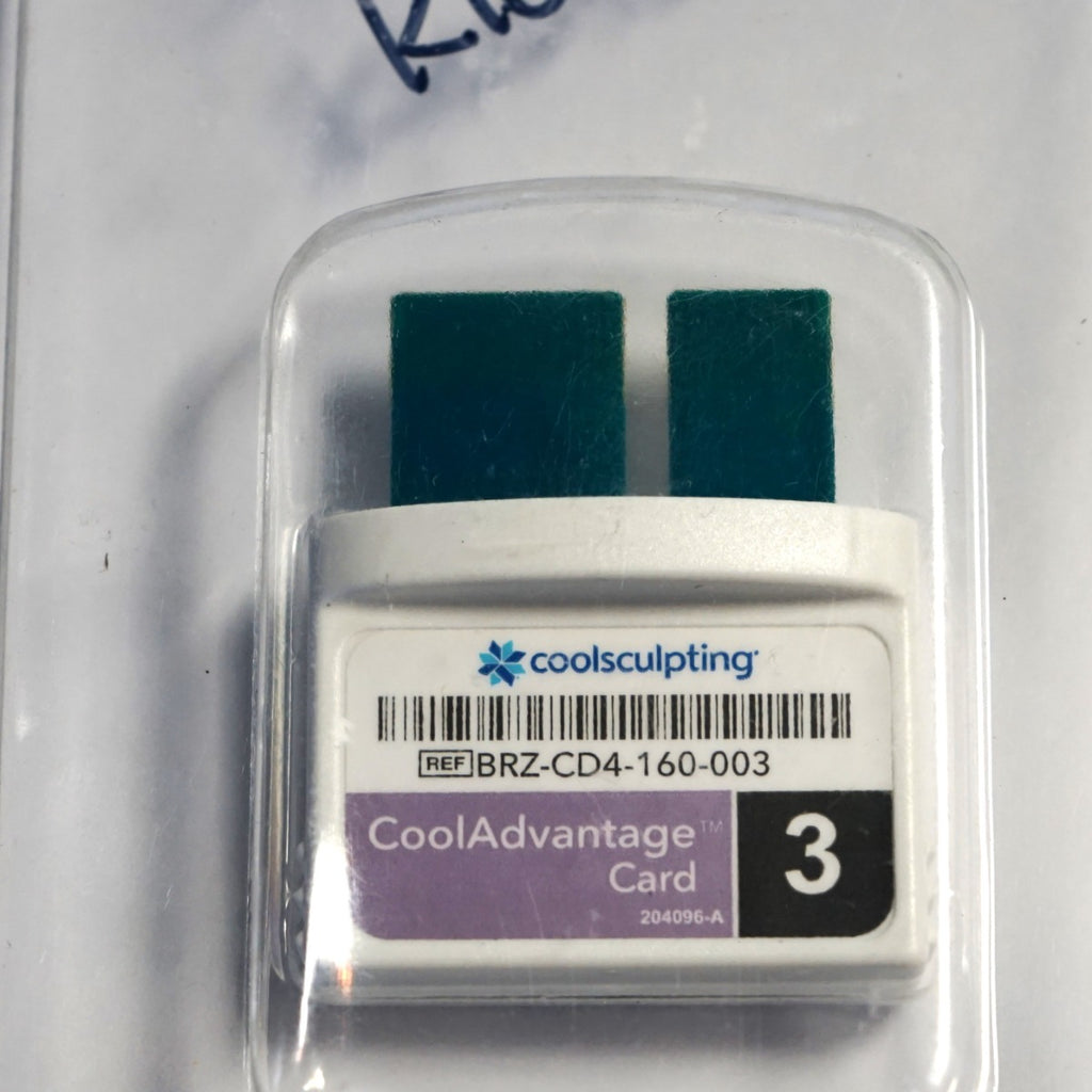 Zeltiq CoolSculpting CoolAdvantage Purple Card BRZ-CD4-160-003 x2 Cycles Left