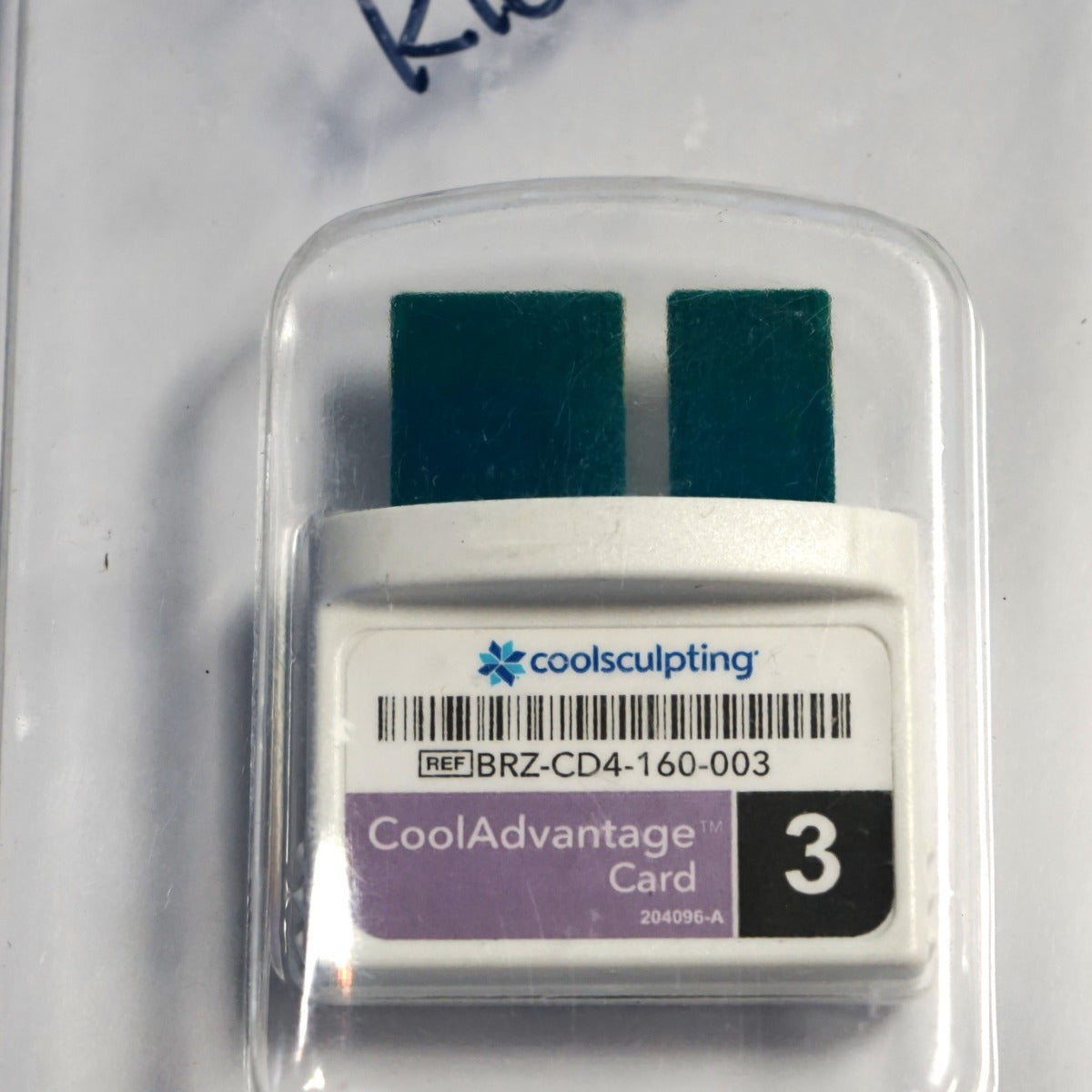 Zeltiq CoolSculpting CoolAdvantage Purple Card BRZ-CD4-160-003 x2 Cycles Left