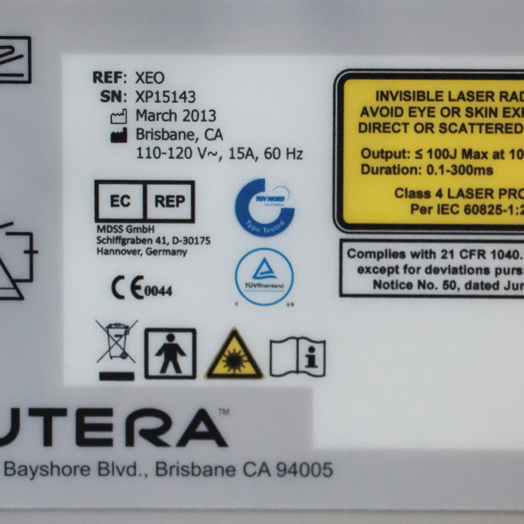 2013 Cutera Xeo Nd:Yag 1064 Laser System with LimeLight Handpiece Acne Scars
