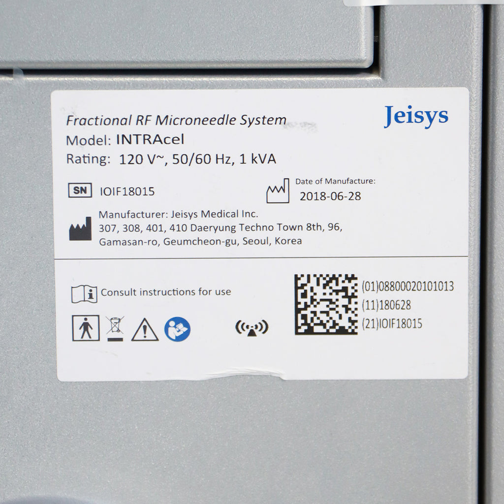 2018 Jeisys INTRAcel PRO System - Fractional RF Microneedling Skin Tightening