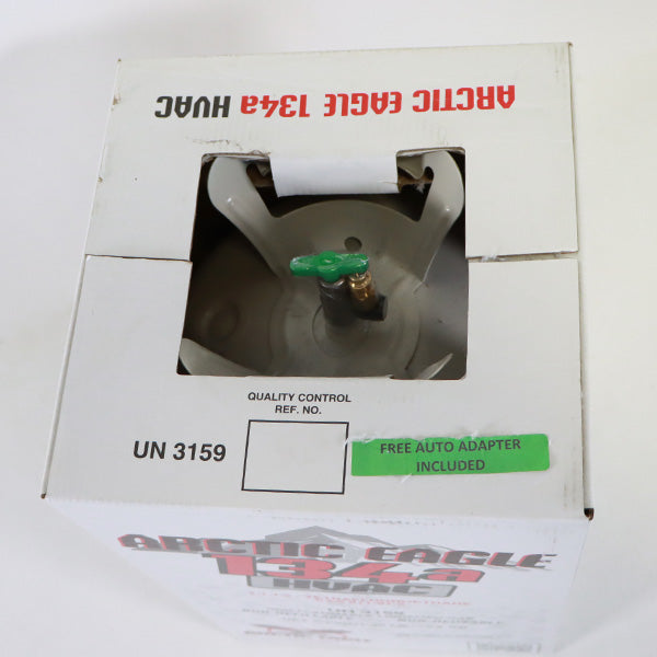 Artic Eagle R-134a HVAC Non-Flammable Liquefied Refrigeration Gas 30lbs Tank