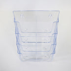 Clear Acrylic Tabletop or Wall-Mount Brochure Display 8-Pocket or 4-Wide-Pocket