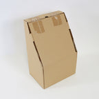 Clear Acrylic Tabletop or Wall-Mount Brochure Display 8-Pocket or 4-Wide-Pocket
