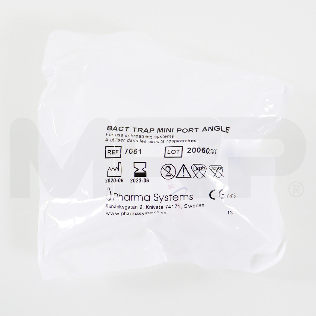 Pharma Systems Bact-Trap Mini Port Angle Filter 7061 Bacterial / Viral Breathing