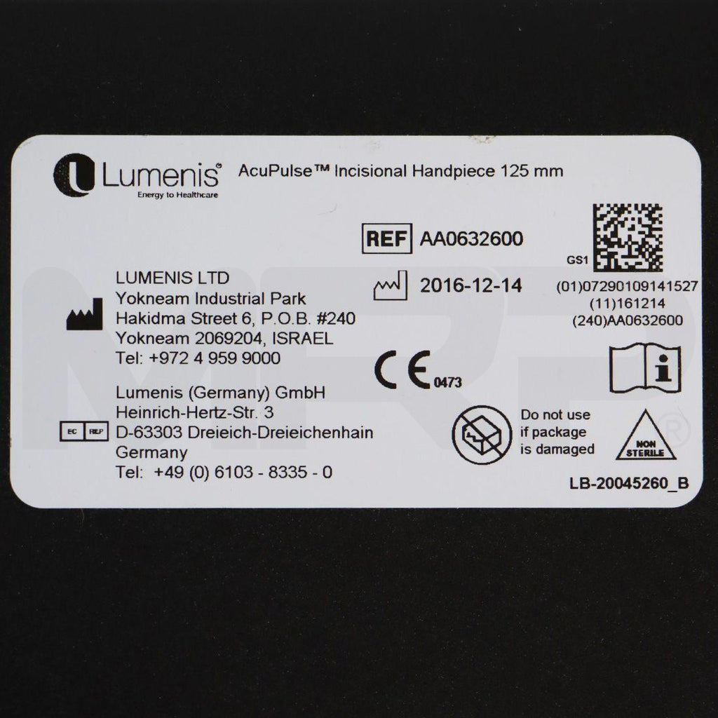 Lumenis AcuPulse Incisional Handpiece F-125 125mm Set AA0632600