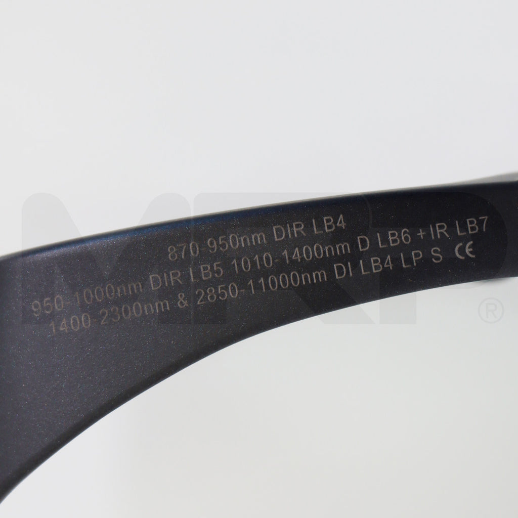 MRP Multi Laser Safety Glasses PPE Eyewear Clear Blue Lens 1550nm