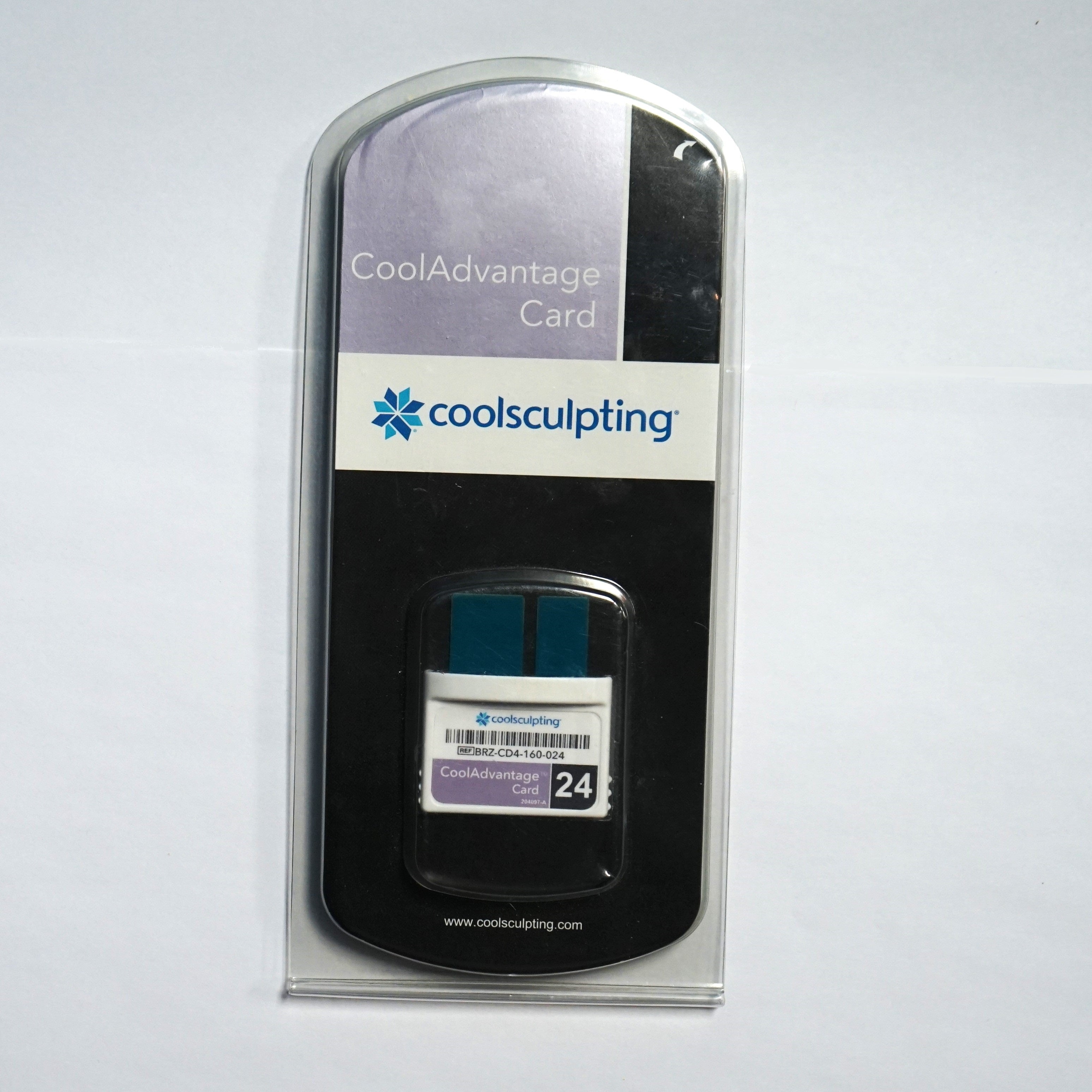 Zeltiq CoolSculpting CoolAdvantage Purple Card BRZ-CD4-160-001 160-024 13 Cycles