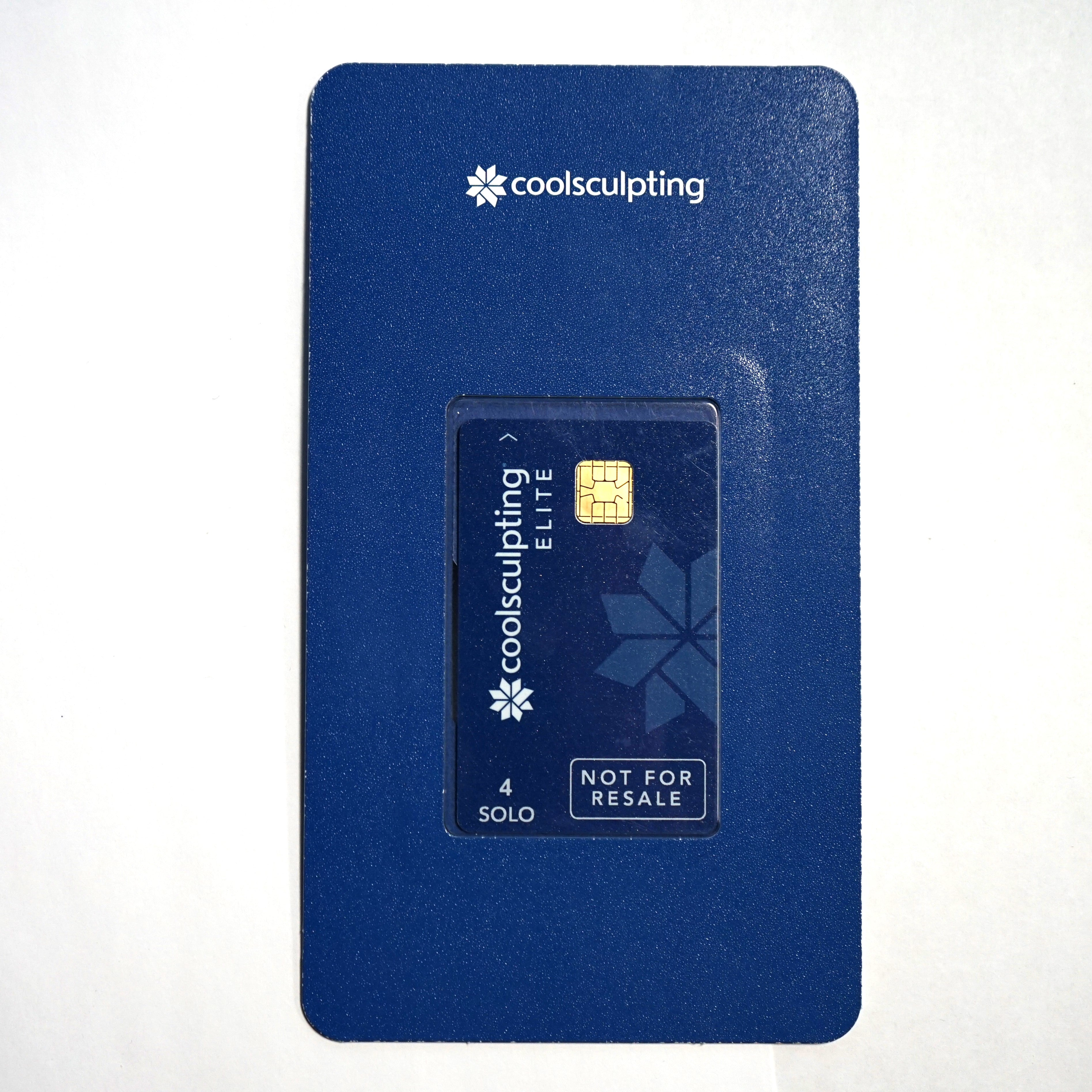 Zeltiq CoolSculpting Allergan Elite Treatment Card ALL Applicators x4 Solo Cycles