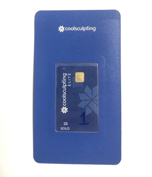Zeltiq CoolSculpting Elite Treatment Card ALL Applicators 1 Solo Cycle Left