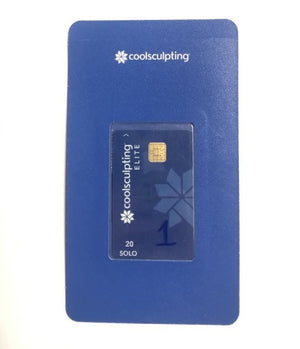 Zeltiq CoolSculpting Elite Treatment Card ALL Applicators 1 Solo Cycle Left