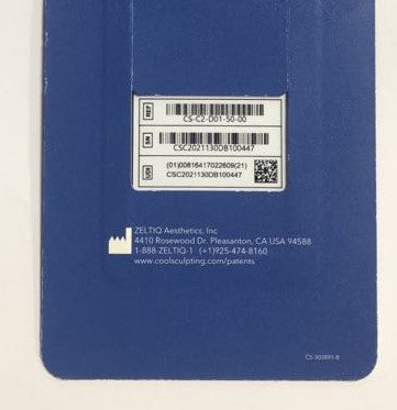 Zeltiq CoolSculpting Elite Treatment Card ALL Applicators 1 Solo Cycle Left