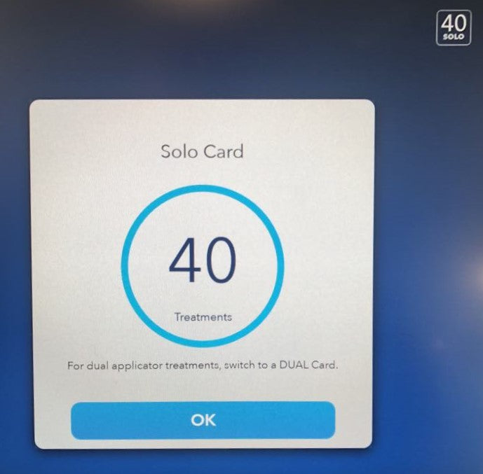 Zeltiq CoolSculpting Elite Treatment Card ALL Applicators x40 Solo Cycles