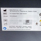 2025 WonTech NOUVADerm System Serial Label