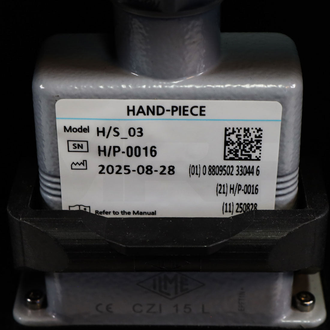 2025 Viol Scarlet Pro System Handpiece Serial Label