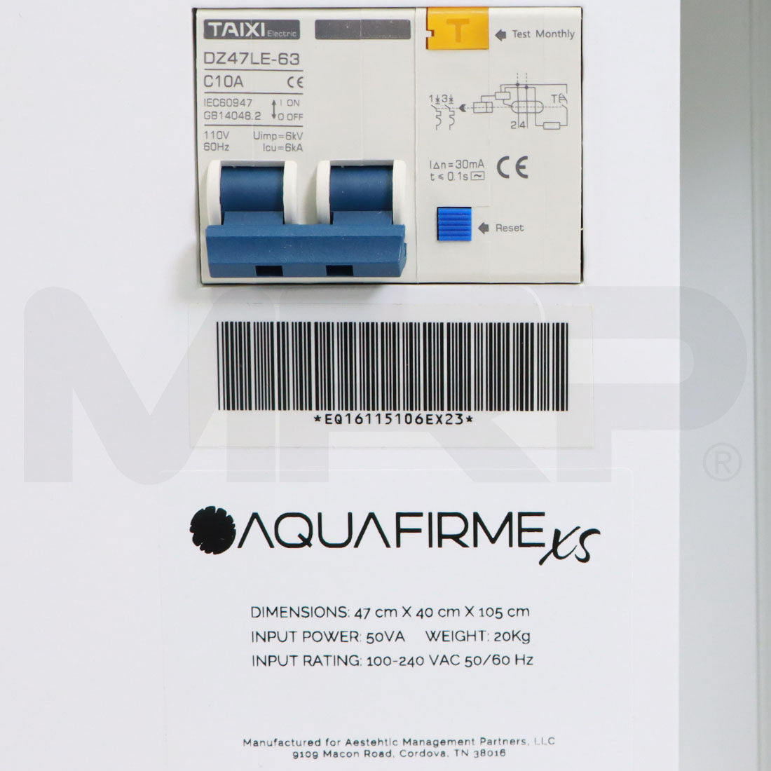 AMP AquafirmeXS System Serial
