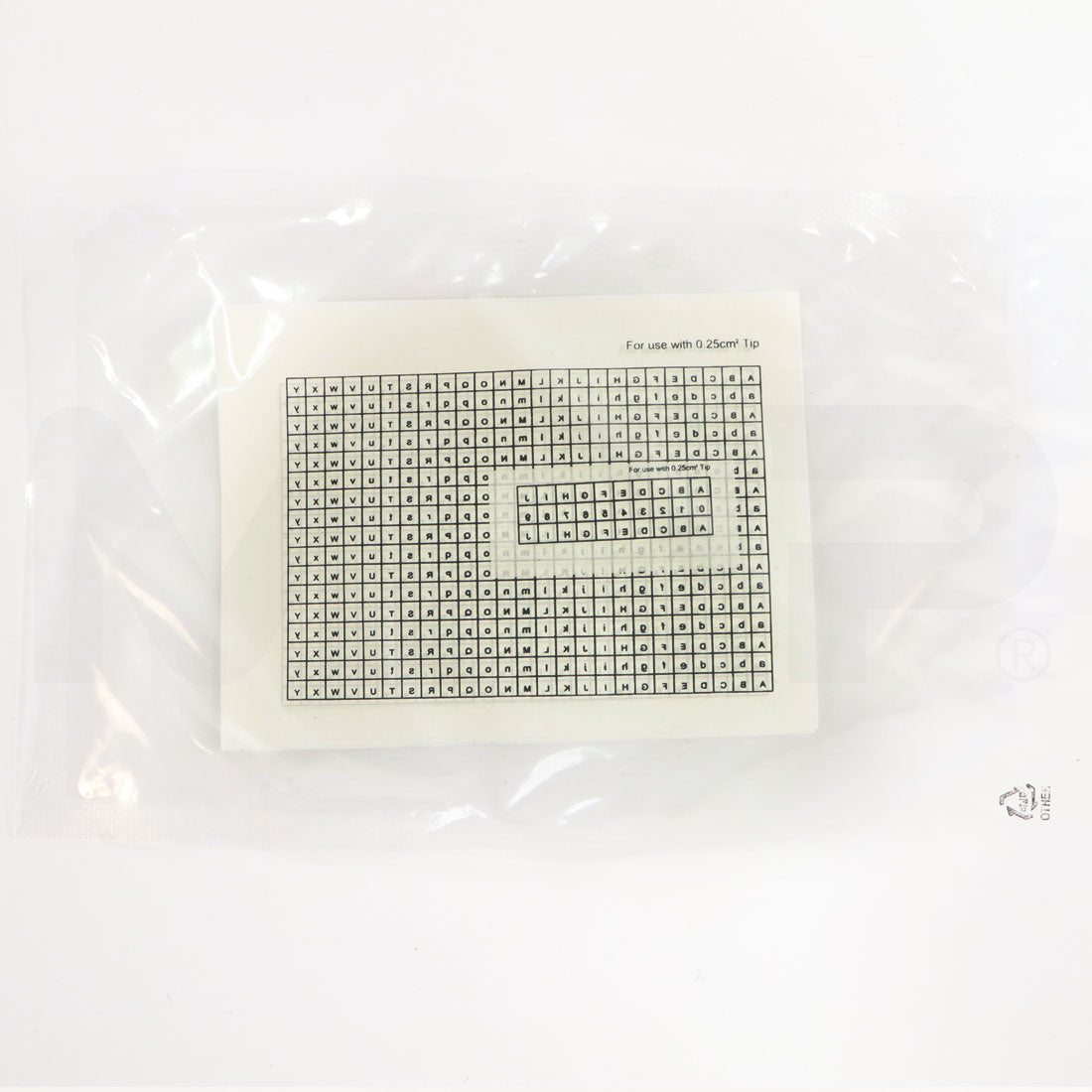 Jeisys Denza Laser Resolution .25cm² Tip Guide Paper