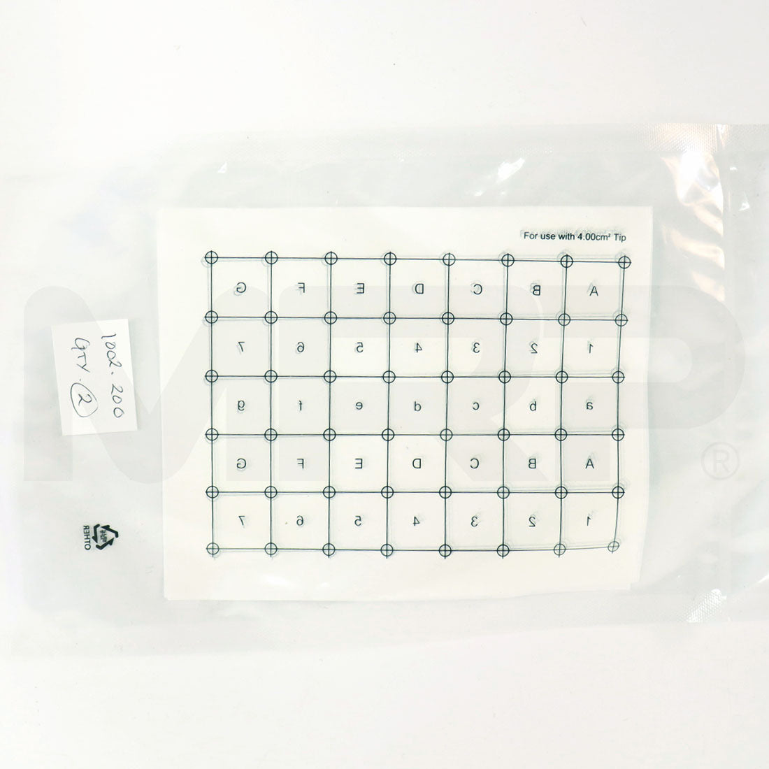 Jeisys Denza Laser Resolution 4cm² Tip Guide Paper