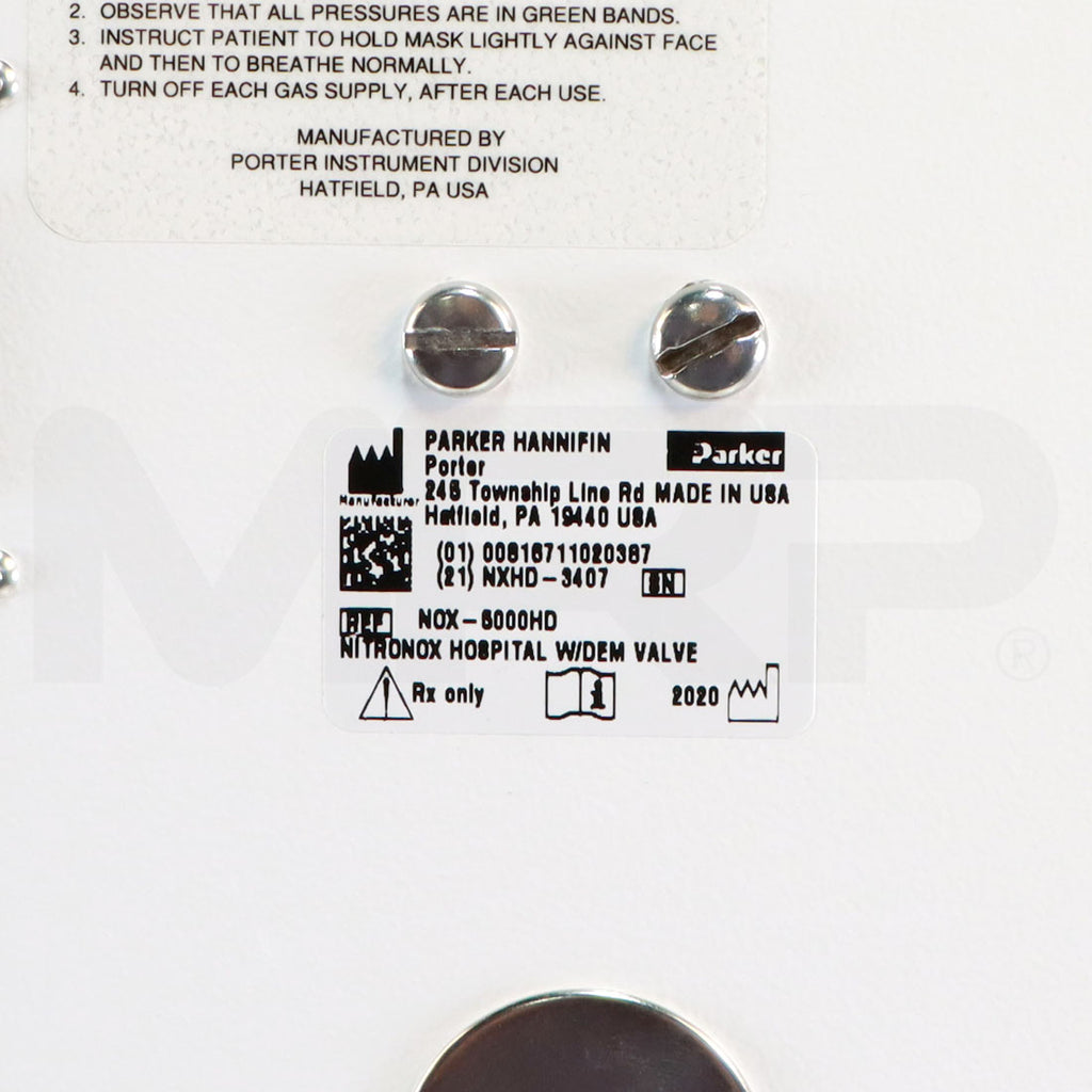 2020 Parker Hannifin Porter NitroNox NOX-5000HD Nitrous Oxide Rolling Stand