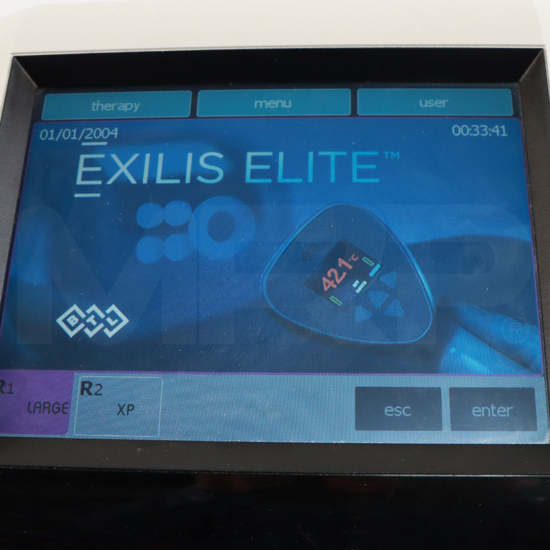 2013 BTL Exilis Elite System Screen