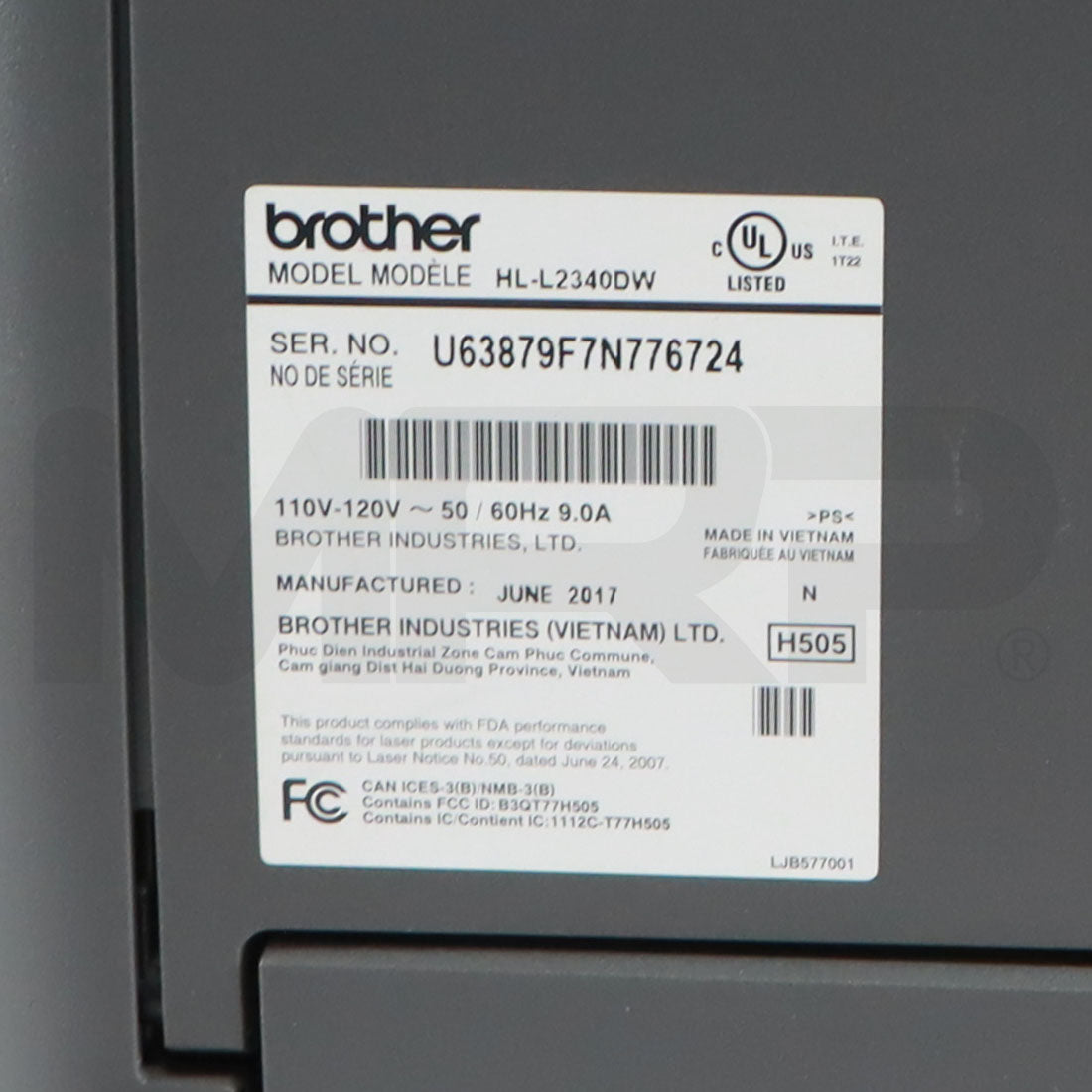 Brother Printer Serial