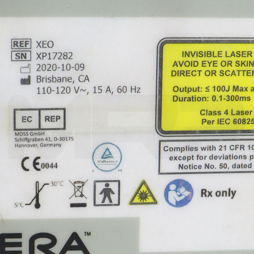 2022 Cutera Xeo System Serial