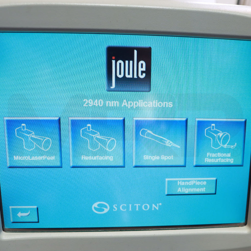2011 Sciton Joule System 2940nm Screen