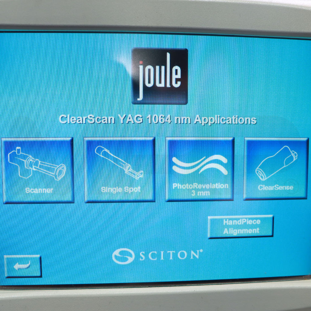 2011 Sciton Joule System ClearScan Screen