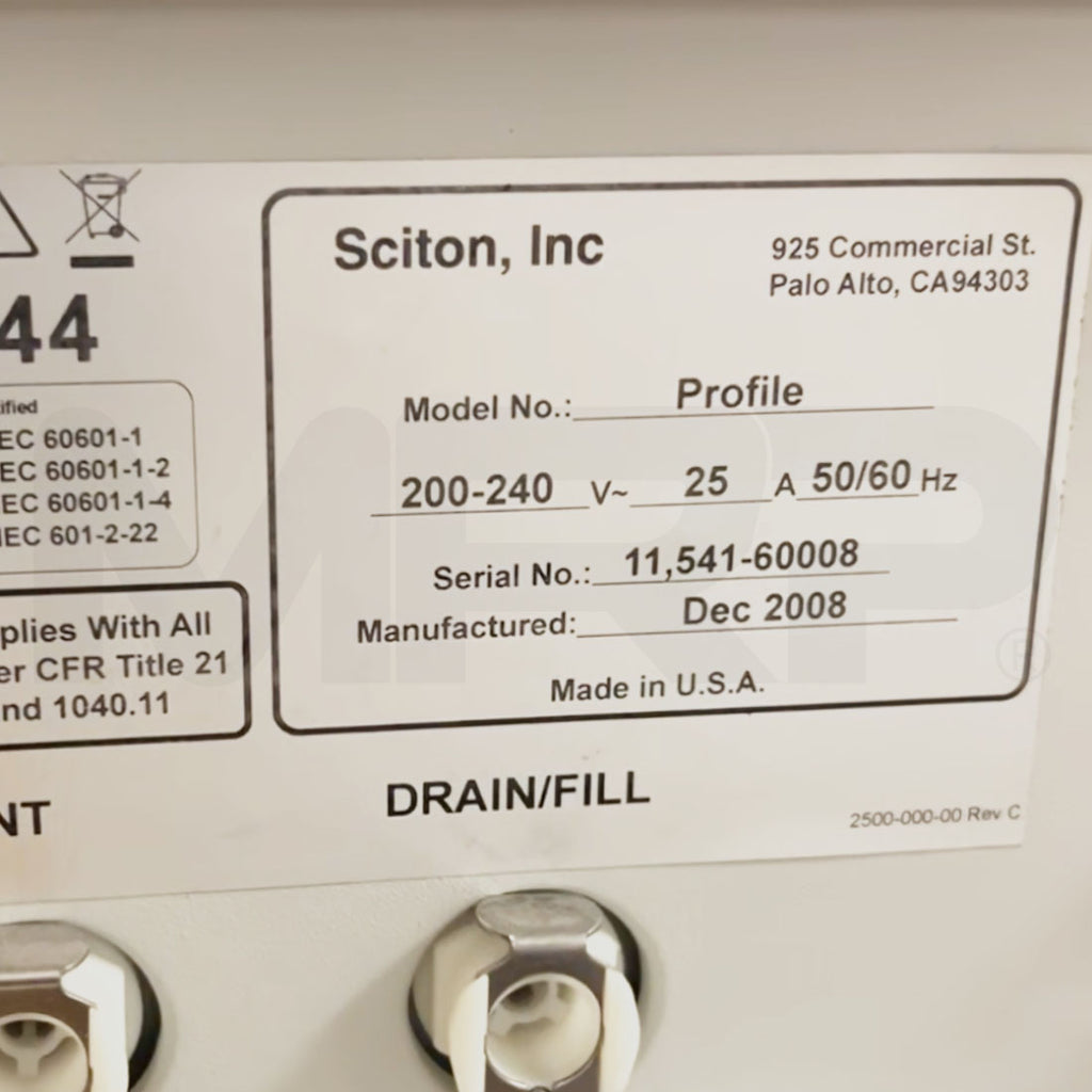 2008 Sciton Profile Skin Resurfacing Nd:YAG Er:Yag 1064nm 2940nm System