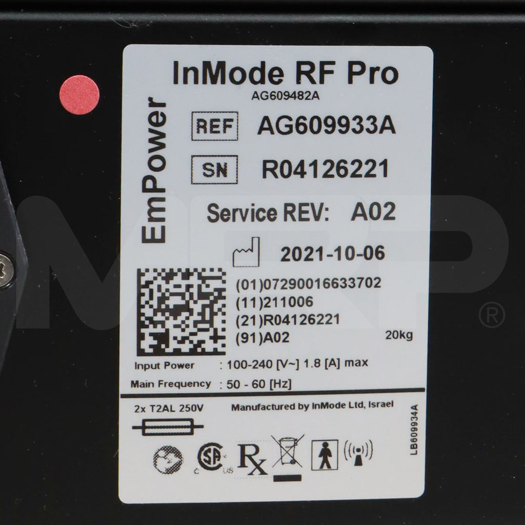 2021 InMode Empower RF Pro Women’s Wellness System