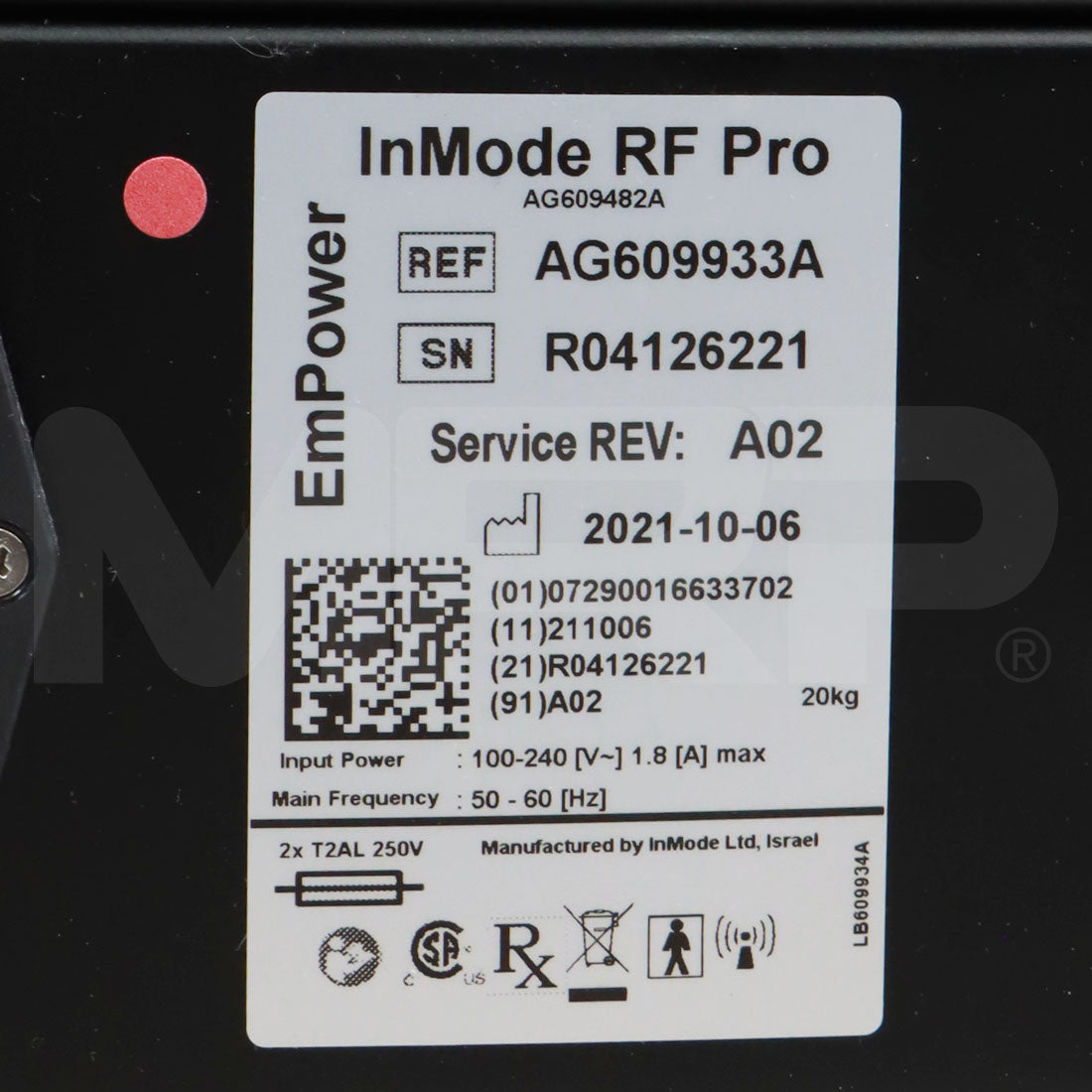 2021 InMode Empower RF Pro Women’s Wellness System