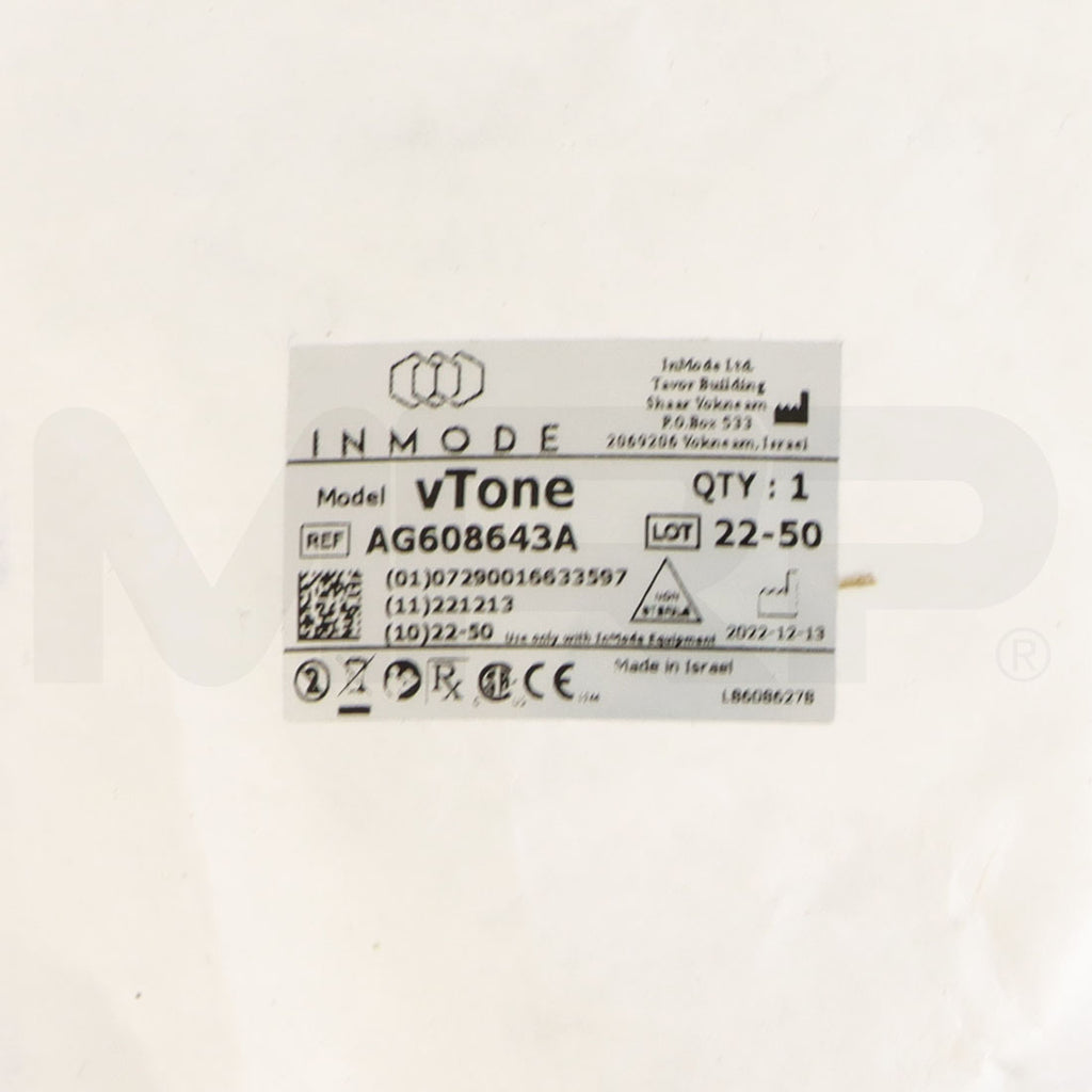 InMode vTone Applicator AG608643A, Single Label