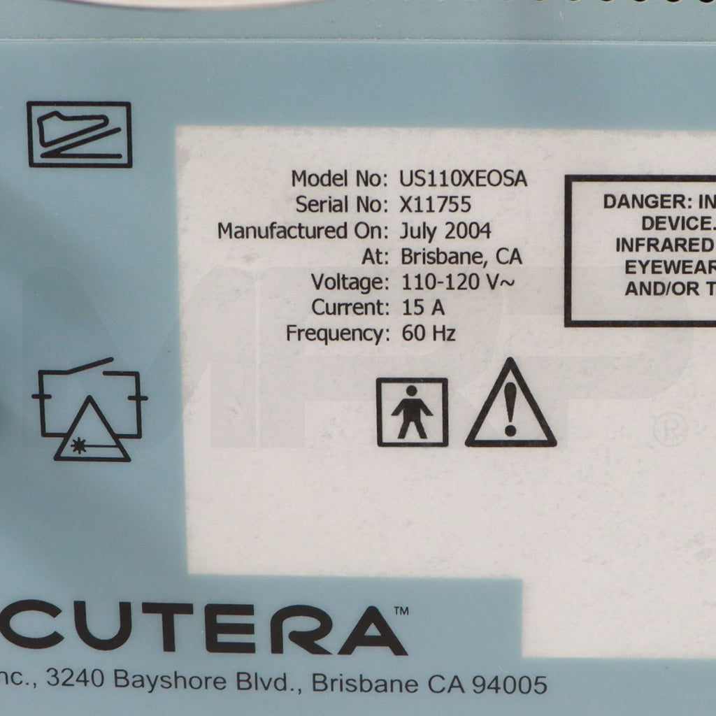 2004 Cutera Xeo System Serial